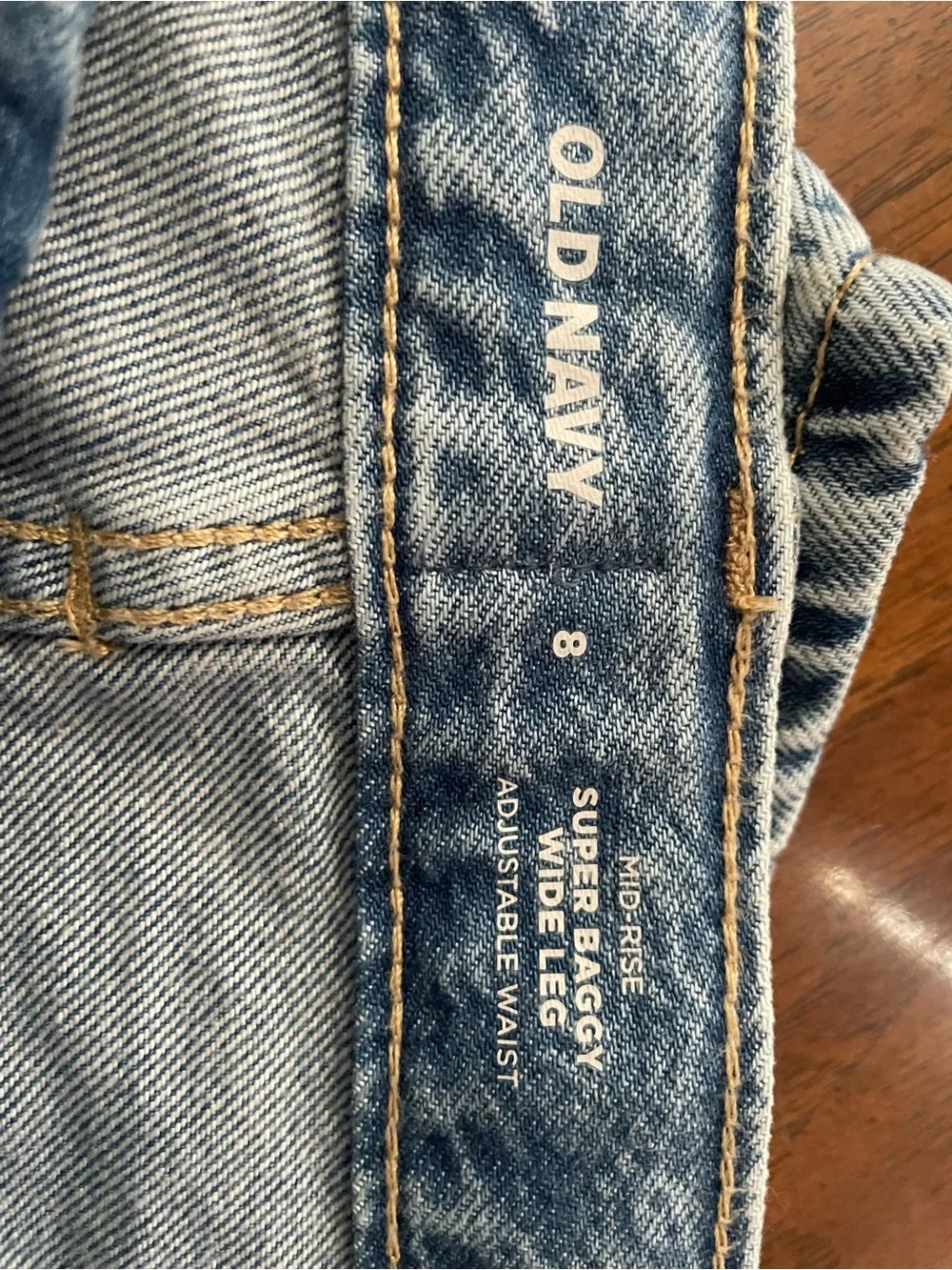 4 Pair Off Girl’s Jeans Light Wash Denim Jeans with Pink Embroidery